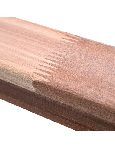 Chevrons en bangkirai abouté