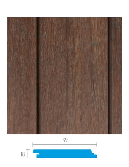 Symphony bamboe gevelbekleding plank