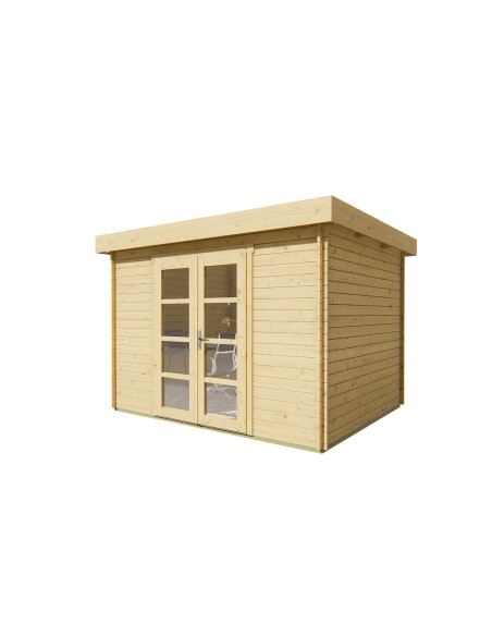 Abri de jardin Houthem 320 x 260 cm - 28 mm - ±7 m2