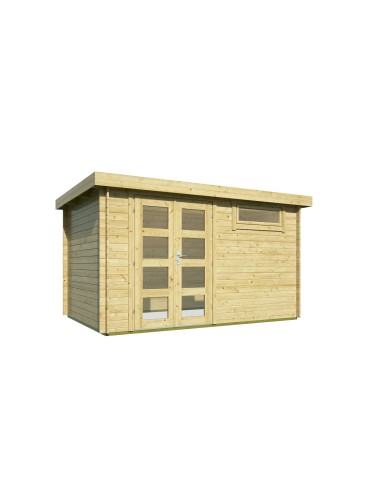 Houten tuinhuis Strombeek 380 x 260 cm, 28 mm, 8,8 m²