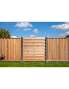 Panneau de jardin en bois exotique