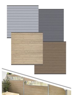 windscherm houtcomposiet WPC