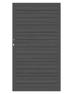 Houtcomposiet poort Platinum 2