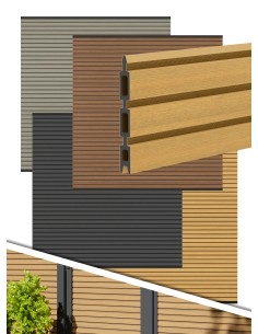 Brise vue composiet Neo Platinum