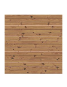 Palissade en bois thermo chauffé - latte oblique 2