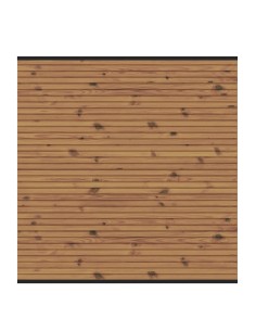 Palissade in thermisch verwarmd hout - Neo 2
