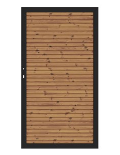 Porte en bois thermo chauffé - Neo