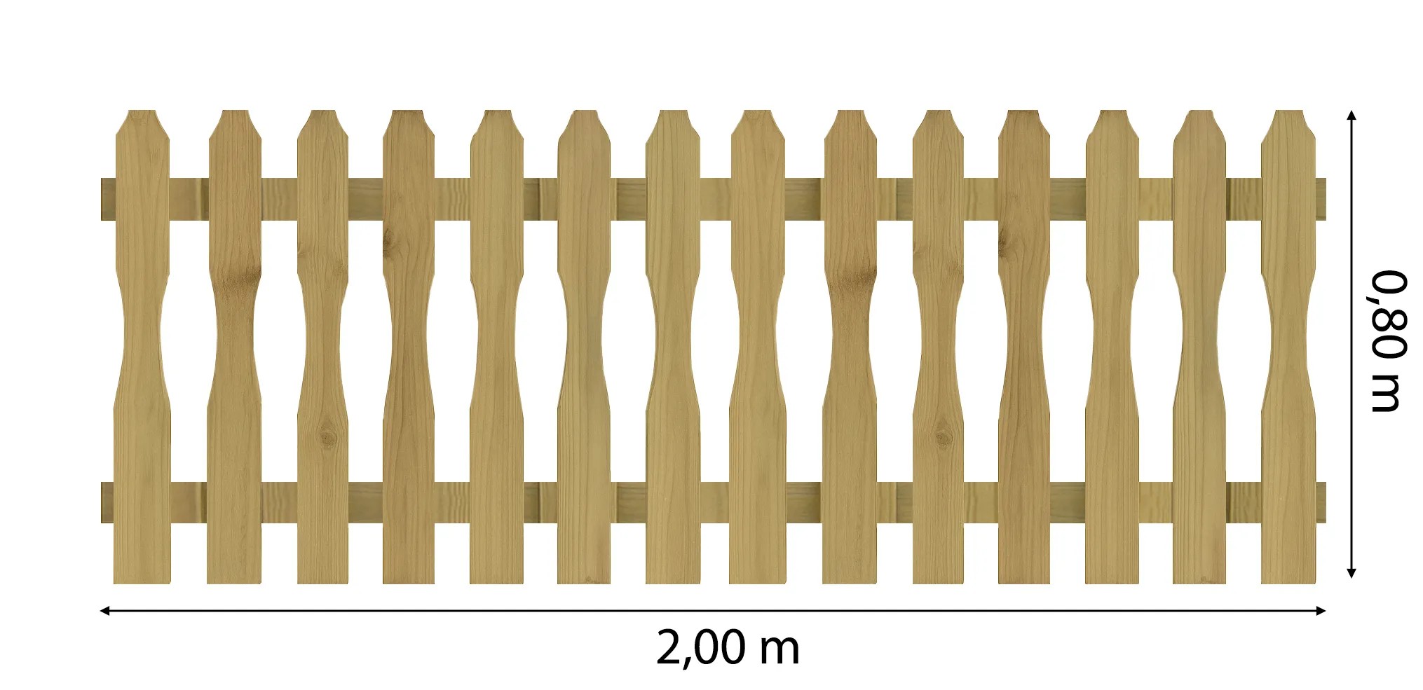 Petite barrière de jardin