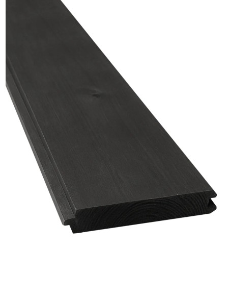 Zwarte planken voor schutting of afsluiting