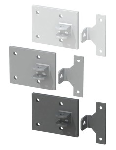 Platine pour fixation de porte contre un mur
