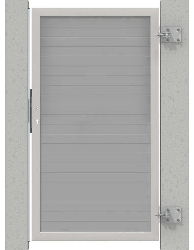 Aanslagprofiel voor poortmontage aan muur