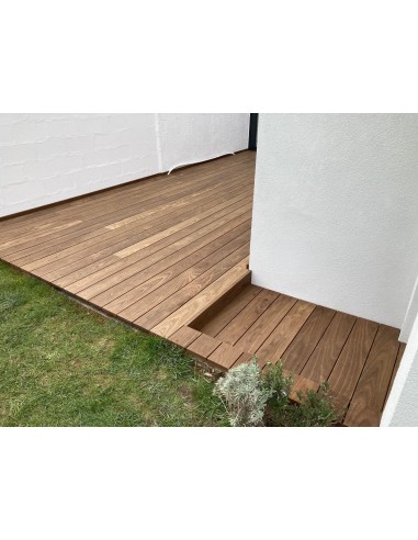 Plank in Thermowood essen 21 x 140 mm om te schroeven