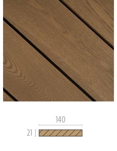 Terrasse et planches en Frêne Thermowood