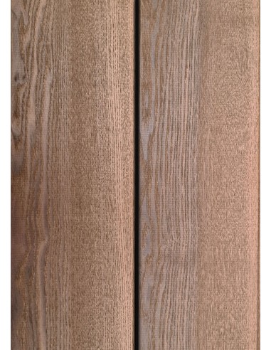 Planches de terrasse en Frêne thermo chauffé - à visser - lisses