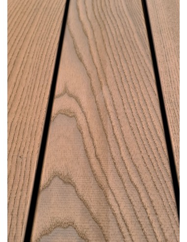 Plank in Thermowood essen 21 x 140 mm om te schroeven