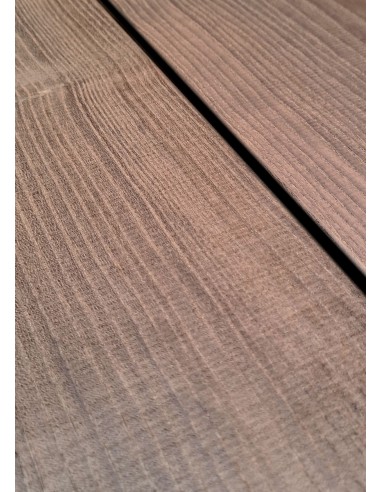 Planches de terrasse en Frêne thermo chauffé - à visser - lisses