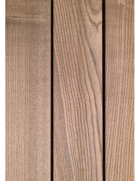 Planche Frêne thermo-chauffé 21 x 140 mm à visser