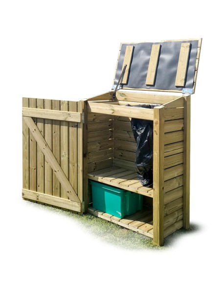 Abri pour poubelle exterieur