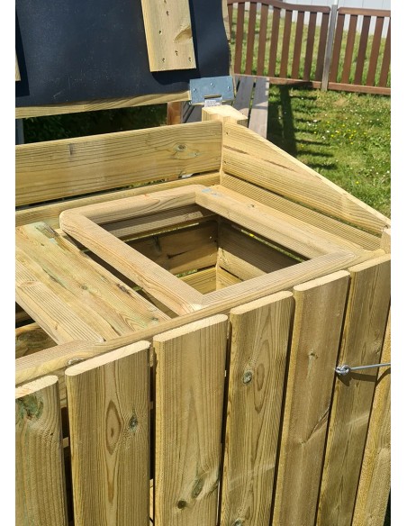 Abri pour poubelle exterieur