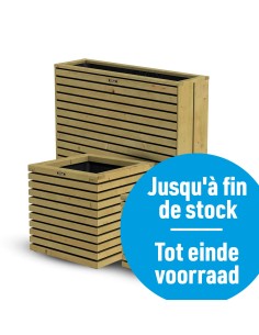 Houten bloembak