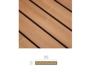 Mukulungu (Afrikulu): terrasplank in hardhout 21 x 145 mm 2