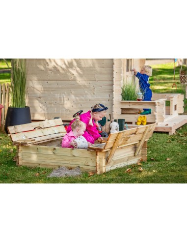 Zandbak Vierkant met deksel