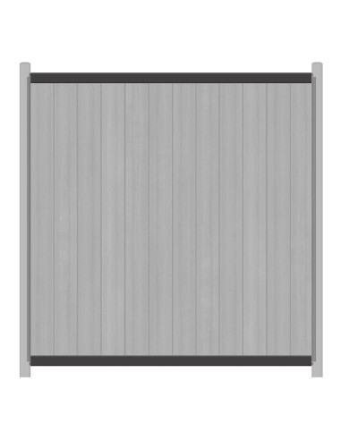 Adapterkit voor verticale schutting van composiet, aluminium en thermowood