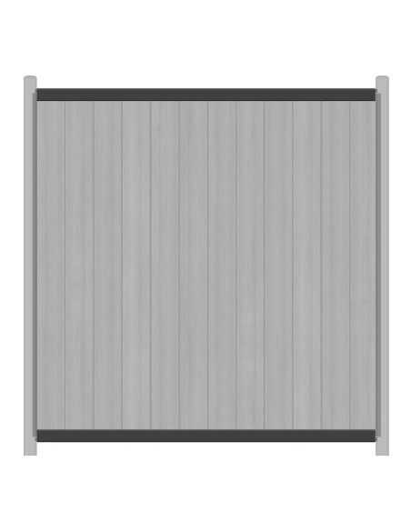 Adapterkit voor verticale schutting van composiet, aluminium en thermowood