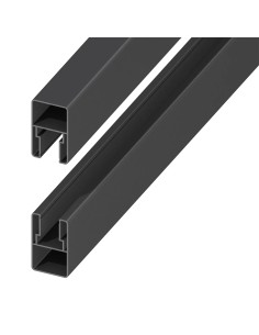 Kit adaptateur pour palissade verticale en composite, aluminium et ... 2