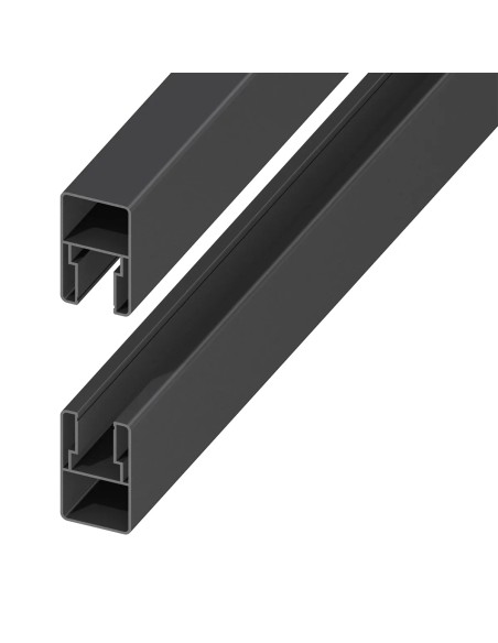 Adapterkit voor verticale schutting van composiet, aluminium en thermowood