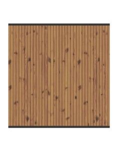 Palissade verticale en bois thermo chauffé - Neo