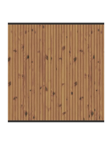 Palissade verticale en bois thermo chauffé - Neo