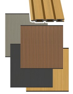 Composiet Schutting Neo Platinum Verticaal