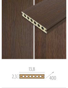 Composiet houten terrasplanken Synthetisch - onzichtbare bevestiging 2