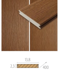 Composiet houten terrasplanken Teck - onzichtbare bevestiging