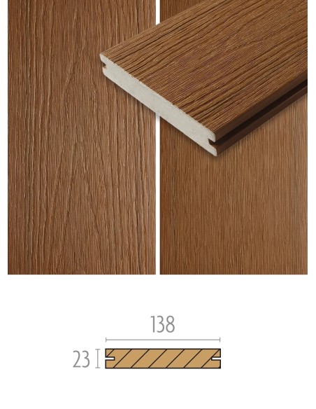 Terrasse en bois composite Teck