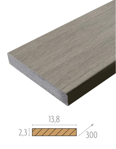 Planches de contour de finition de terrasse