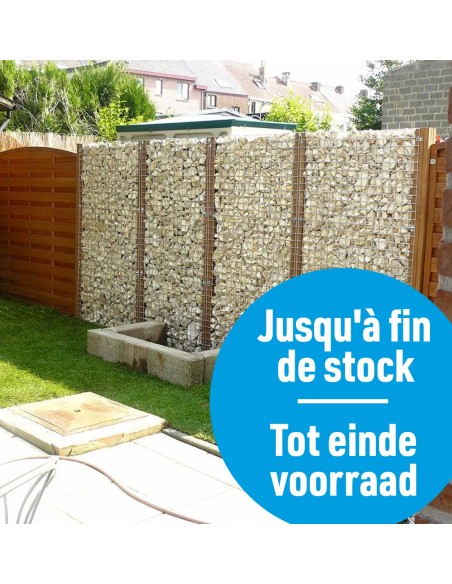 Palissade en gabions
