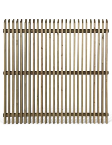 Schutting met vertikaal latte