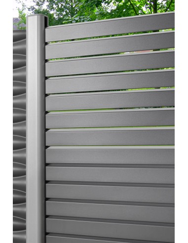 Hekwerken aluminium schuinplanken