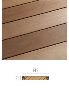 Terrasse en bois exotique Tiara - Louro Vermelho 2