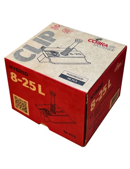 Cobra Hybrid clips 8-25 voor terrasplanken