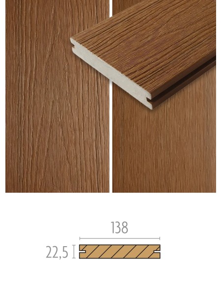 Teak composiet vlonder