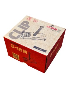 Cobra clips hybride 8-18 voor het bevestigen van een composiet terrasplank 20-25 mm 2