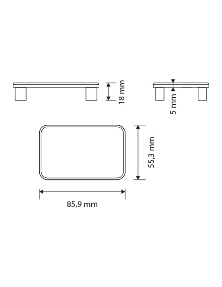 Zwart aluminium paalhoedje