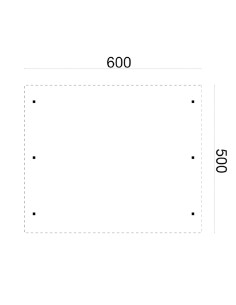 Carport voor 2 auto's 500 x 600 cm - 30 m2 2