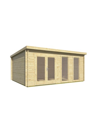 Tuinbureauruimte 500 x 400 cm - 40 mm - ±18 m2