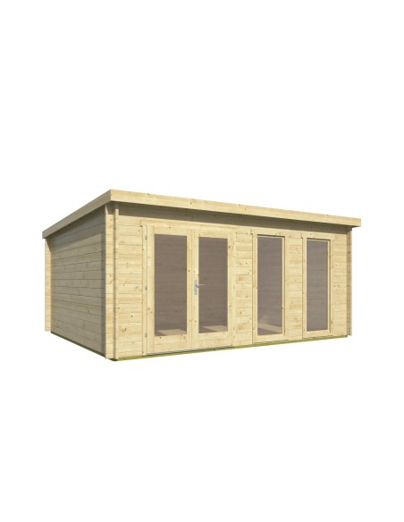 Tuinbureauruimte 500 x 400 cm - 40 mm - ±18 m2