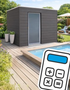 Composiet houten tuinhuisjes