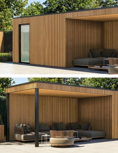 Abri de jardin en bois composite coextrudé 2